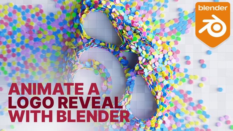 Animating a Logo Reveal with Blender | Tutorial
