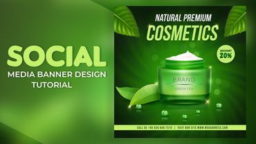 How to Design Cosmetic Banner for Social Media in Photoshop