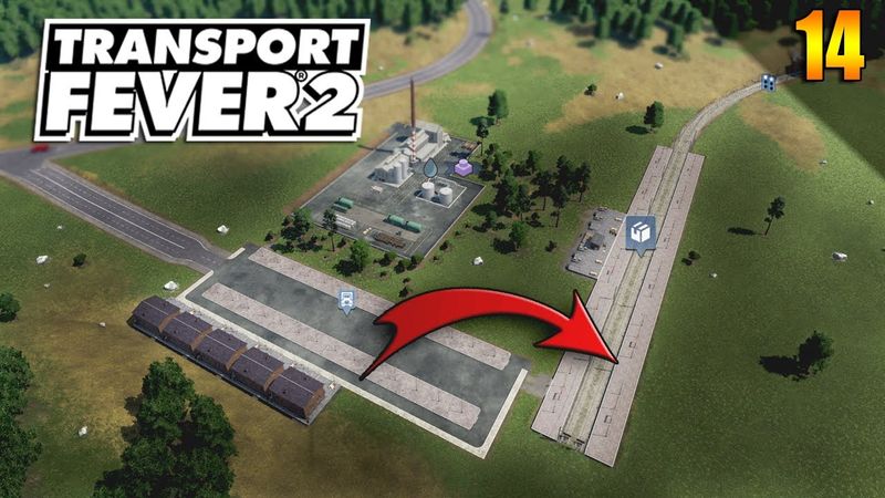 Перегрузка ресурсов Настройка доставки в город  | Transport Fever 2 | S05 #14 (жд игры)