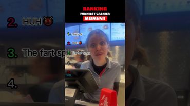 Ranking Funniest Cashier Moment #funny #ranking #cashier