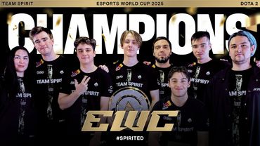 TEAM SPIRIT: EWC RIYADH 2025. CHAMPIONS VLOG