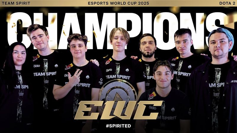 TEAM SPIRIT: EWC RIYADH 2025. CHAMPIONS VLOG (ENG SUB)