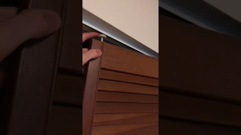 the best way to fix these kinds of swinging doors