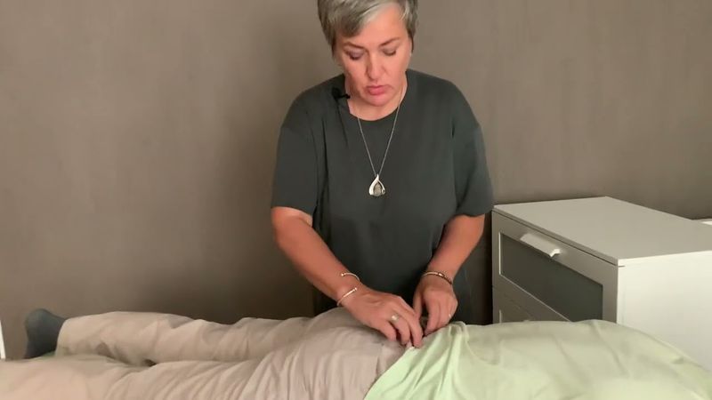 Крестец и седалищный нерв. Разблокировка. Прием 4.