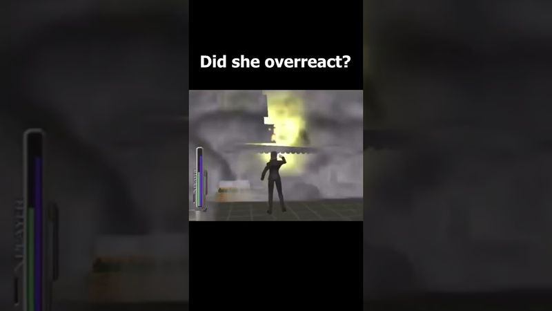 Did she overreact?  #memes #gaming #funny