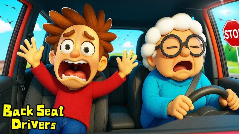 РУЛИ БАБКА БЫСТРЕЕ!!! ЕМУ ЗАПРЕЩЕНО СИДЕТЬ ЗА РУЛЕМ! ДОЕХАЛИ ДО ФИНИША но...