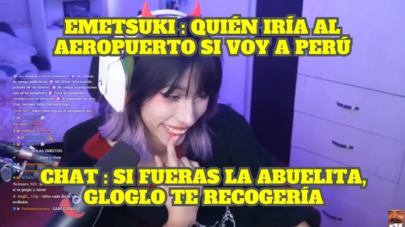 EMETSUKI PREGUNTA QUIÉN LA RECOGERÍA SI VA A PERÚ
