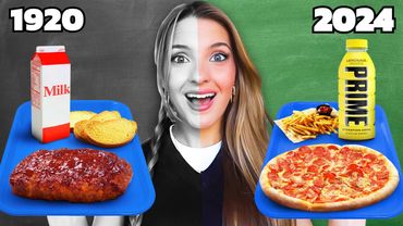 Comiendo 100 años de almuerzos escolares!!