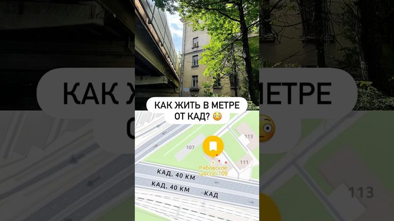 Как жить в метре от КАД? 😳