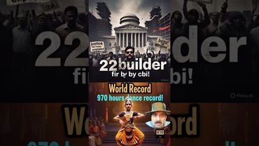 Builder Scam FIR by CBI | Girl Dances 970 Hours for Record | Supreme Court Action | Viral News