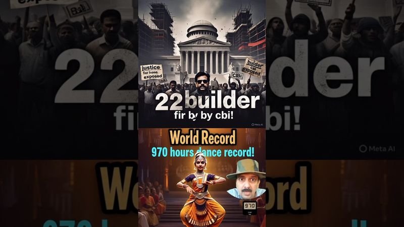 Builder Scam FIR by CBI | Girl Dances 970 Hours for Record | Supreme Court Action | Viral News