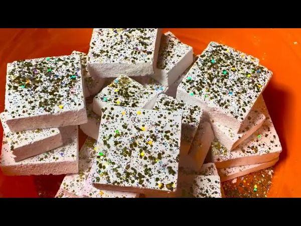 Glittery Plain Chalk Squares