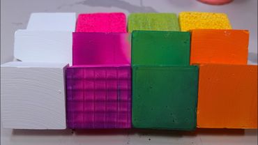 Dyed Pasted and Fresh Blocks | Gym Chalk asmr | Oddly Satisfying