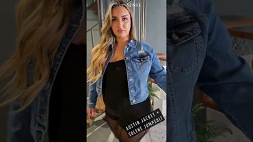 Curvy Sense - Solene Jumpsuit + Austin Denim Jacket #plussize #plussizeclothing