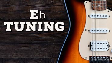 Eb ( HALFSTEP DOWN) Guitar tuner electric - Accordatore Chitarra  Mi bemolle - Afinador Guitarra