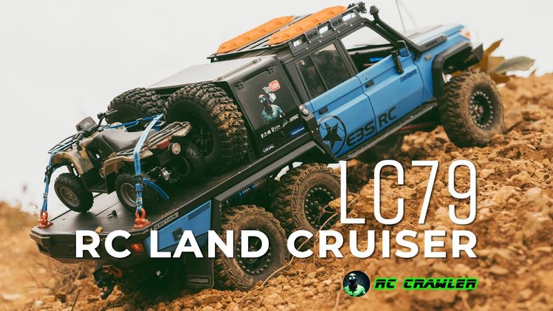 Rc Crawler SCX10 Toyota LC79 MEGATOURER 6x6 Off-road Driving 4x4 Rc Car