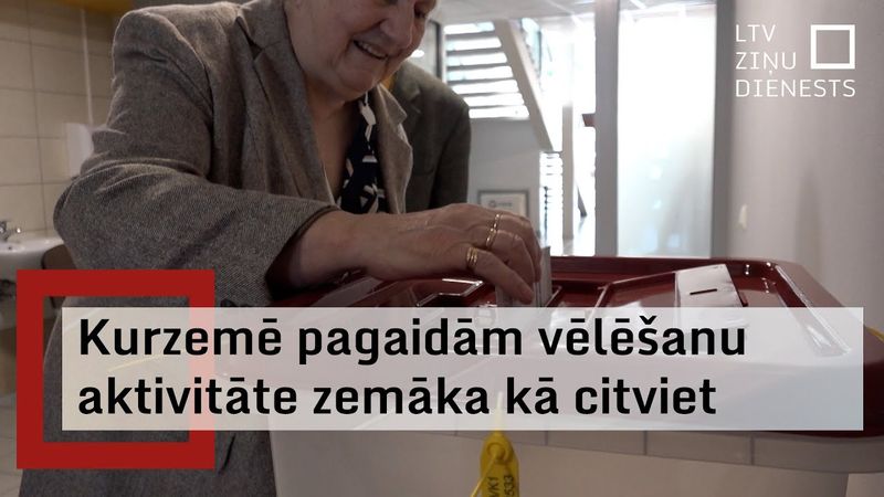Divās iepriekšējās balsošanas dienās nobalsojuši 3,51 % vēlētāju; zemākā aktivitāte Kurzemē