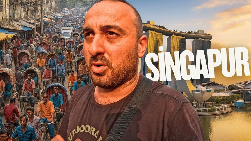 Bangladeş'ten KAÇTIM! | Dünyanın En Zengin Ülkesine Geldim 🇸🇬