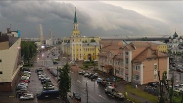 ЯРОСЛАВЛЬ.  ГРОЗОВОЙ ФРОНТ. #time_lapse