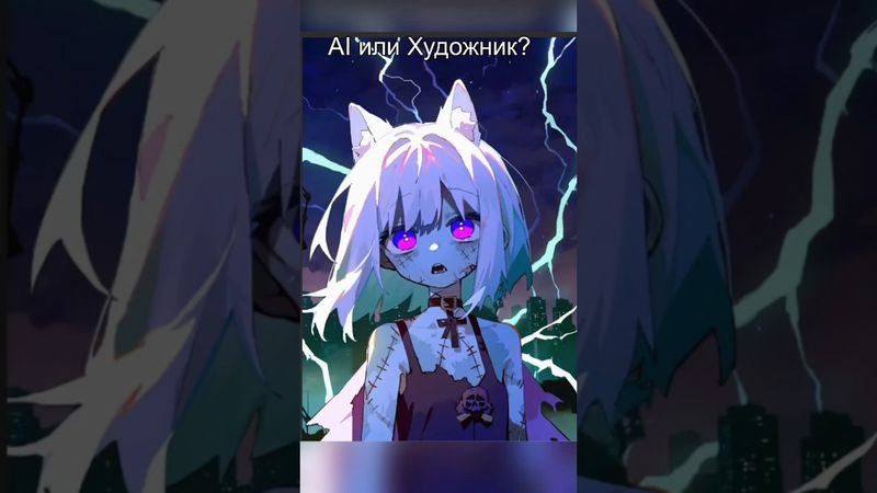 Это нарисовала Нейросеть или Художник? #shorts