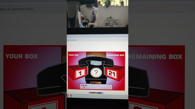 Winning £250,000 on UK Deal or No Deal