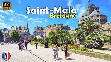 🇫🇷 SAINT-MALO Walking Tour: Discover Brittany’s Stunning Seaside Fortress in 4K60fps