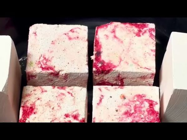 Red Marbled & Fresh Chalk