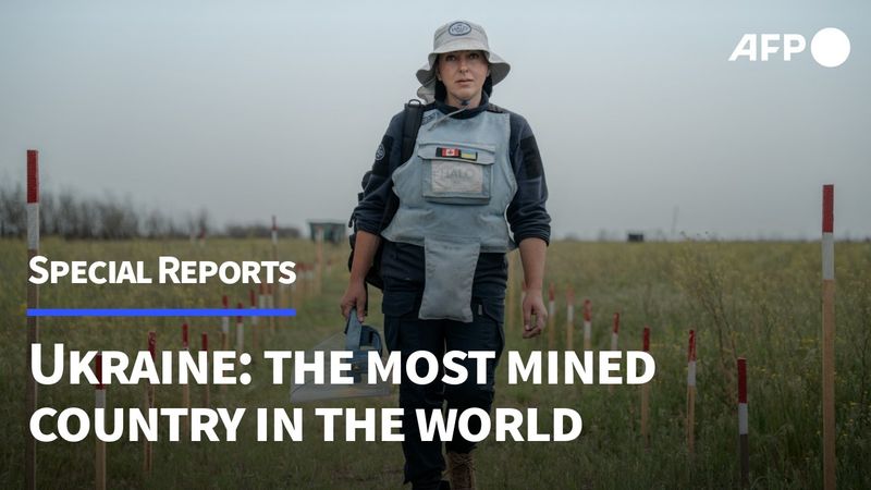 Demining Ukraine: from drones to risking it with a rake | AFP