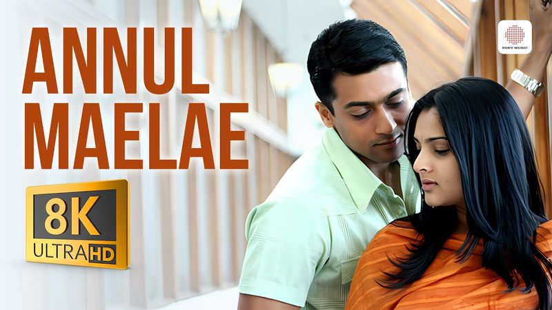Vaaranam Aayiram - Annul Maelae 8K/4K Video Song | Harris Jayaraj | Suriya