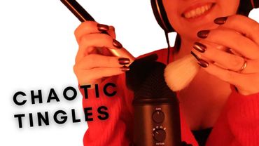 CHAOTIC BRUSHING ASMR 😵‍💫 Fast, Aggressive & Unpredictable Triggers | Soft Spoken for tingles