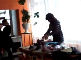 школьная столовая. распродажа ливчиков