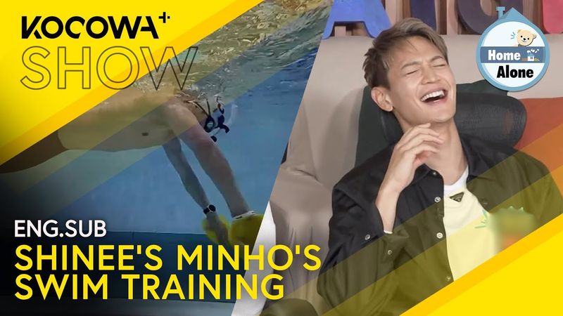 SHINEE's MINHO Undergoes Intense Swim Training 🏊 | Home Alone EP604 | KOCOWA+