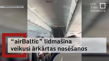 Sadūmojuma dēļ Atēnu lidostā atgriezusies "airBaltic" reisa pasažieru lidmašīna