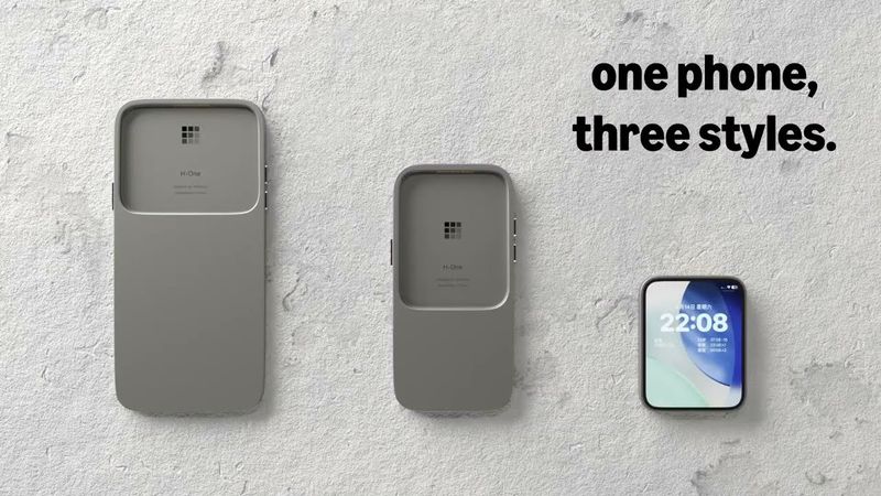One Phone, Three Forms. Modular concept phone in 2025