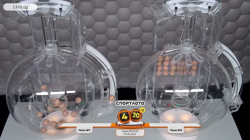 Столото представляет | Лотерея «Спортлото «4 из 20». Тираж № 10723 от 09.06.2025 г.