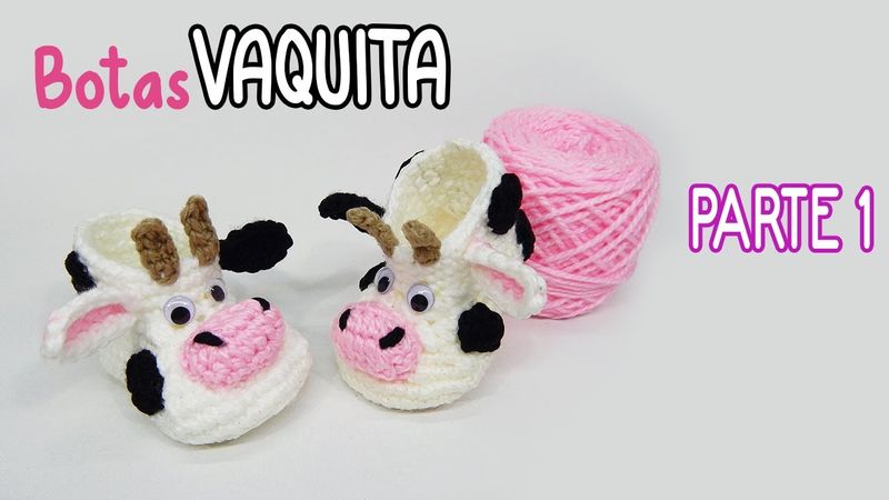 Botas VAQUITA a crochet - PARTE 1