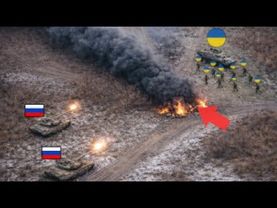 Неудачная попытка ВСУ прорваться в Запорожье — уничтожена колонна тяжёлых танков