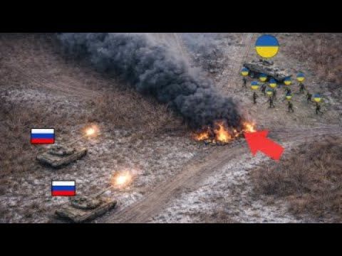 Неудачная попытка ВСУ прорваться в Запорожье — уничтожена колонна тяжёлых танков