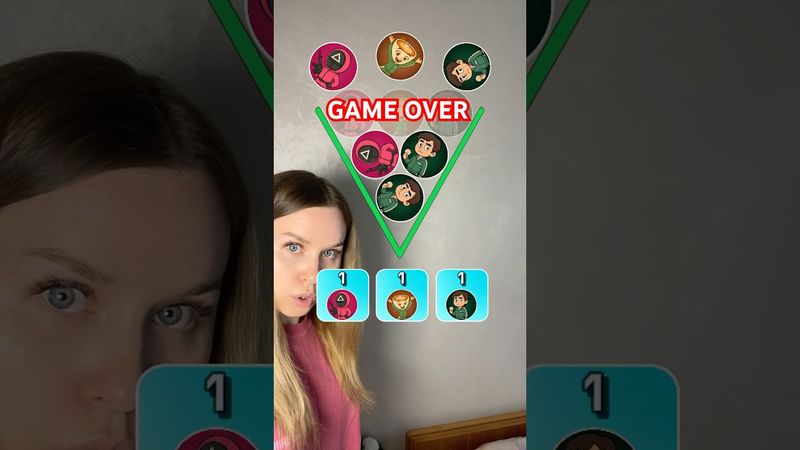 Squid Game Challenge🆘😭IMPOSSIBLE😭#shorts