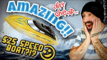 Most AMAZING DIRT CHEAP Speedboat on EARTH!!1!