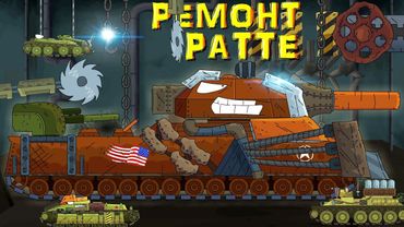 Repariere das amerikanische Monster Ratte - Cartoons über Panzer