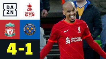 Liverpool dreht Partie nach kurzem Schock: Liverpool – Shrewsbury 4:1 | FA Cup | DAZN Highlights