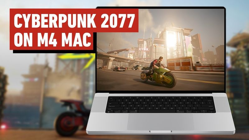 38 Minutes of Cyberpunk 2077 Running on Mac (M4 Max)