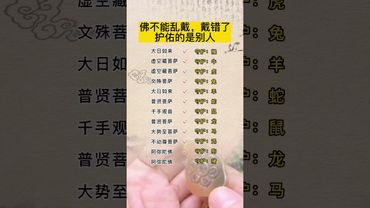 十二生肖對應的守護神，你知道是誰在保佑你嗎？#十二生肖 #生肖文化 #生肖守護神
