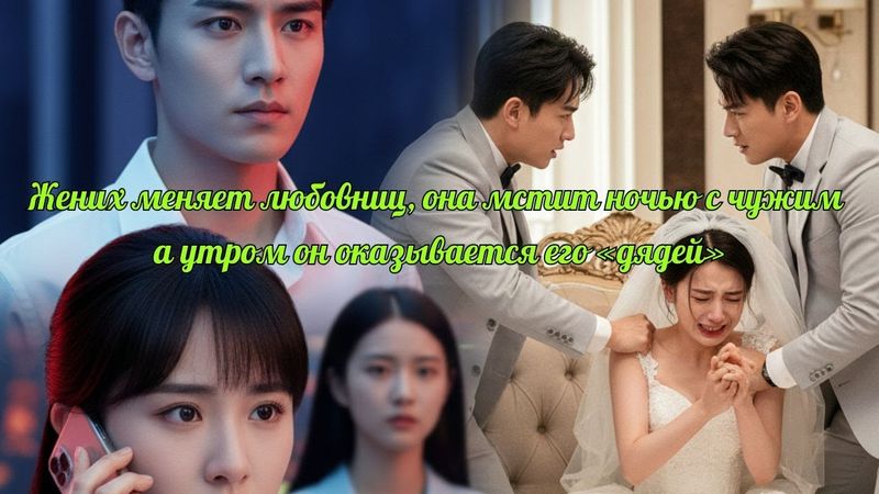 Жених меняет любовниц, она мстит ночью с чужим… а утром он оказывается его «дядей» #китайскаядорама