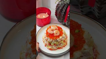 Салат Морское дно 🤤🎄#рецепты #рекомендации #шортс #viralvideo