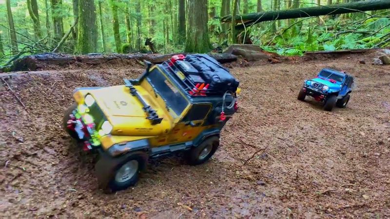 Which is better? Leaf or Coil spring YJ Jeep Wranglers - 1/10 Scale RC Crawler - 오프로드 알씨