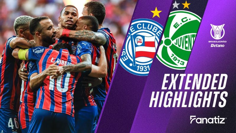 Bahia vs Juventude 3-0 | Game Highlights | #Brasileirao2025