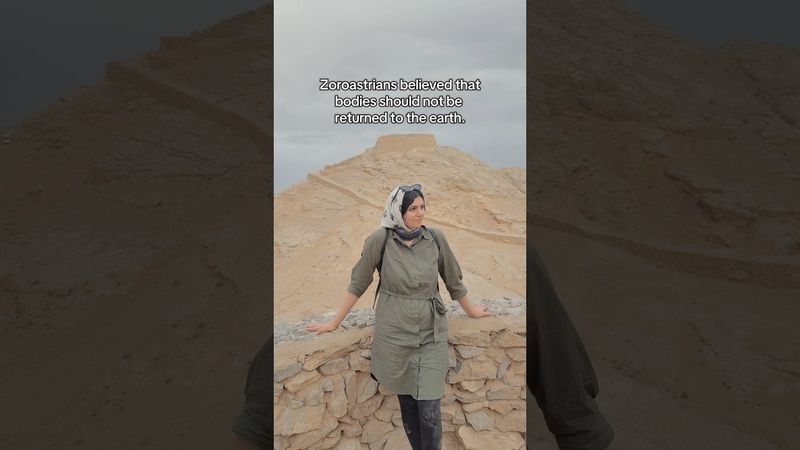 Towers of Silence in Yazd, Iran #history