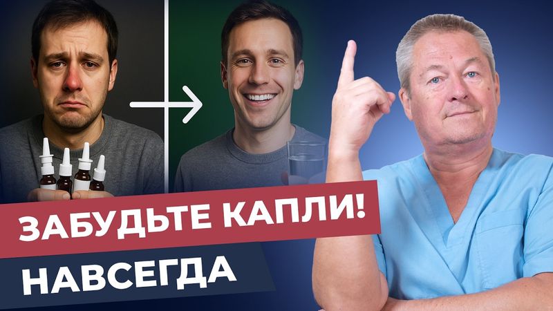 ВРАЧИ В ШОКЕ! Простой раствор убирает насморк за 3 минуты